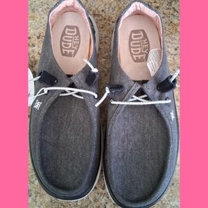 Hey Dude Women's Gray Casual Shoes